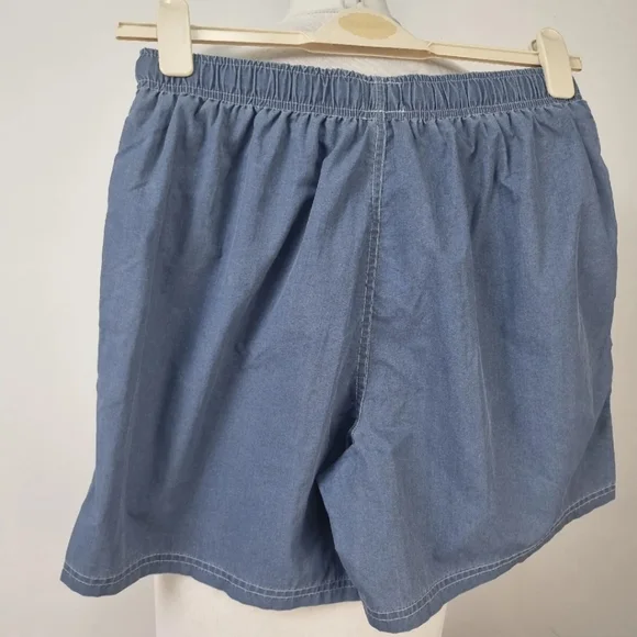 NEW urban Outfitters Navy Casual Shorts  Swim Beach Holiday Men - Picture 2 of 3